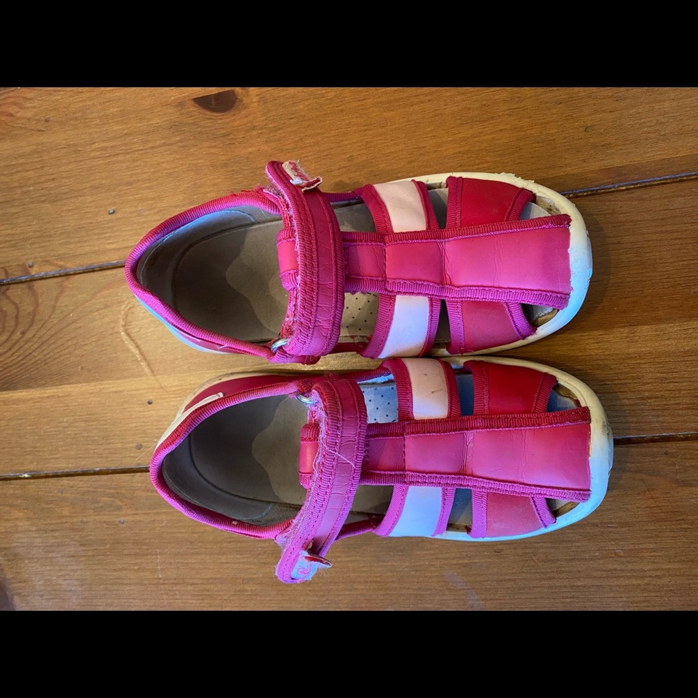 Pink Naturino toddler/kid sandals size 27 ✨